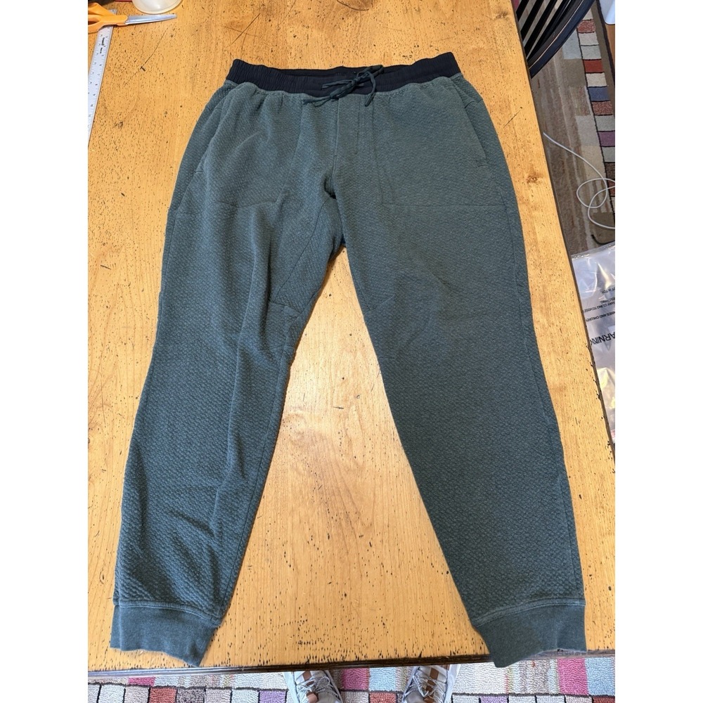 Lululemon At Ease Jogger Heathered Rainforest Green Men's Size Xl